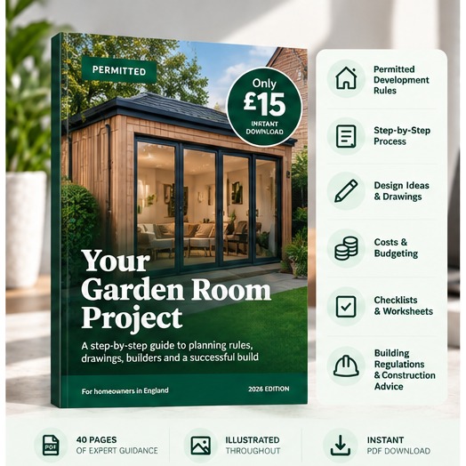Garden Room Guide — £15 illustrated PDF guide by PERMITTED