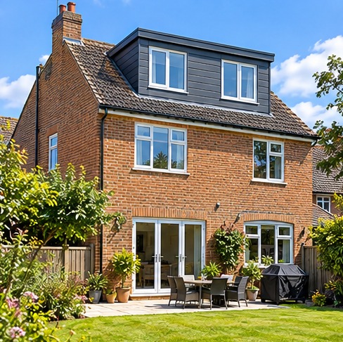 Hip to gable & rear dormer