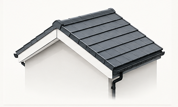 Duo pitched roof – architectural roof form