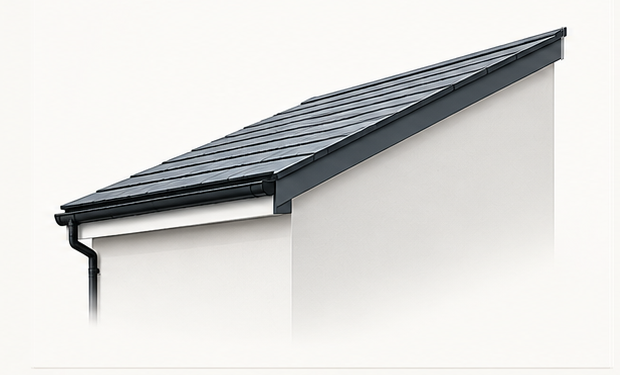 Mono pitched roof – architectural roof form
