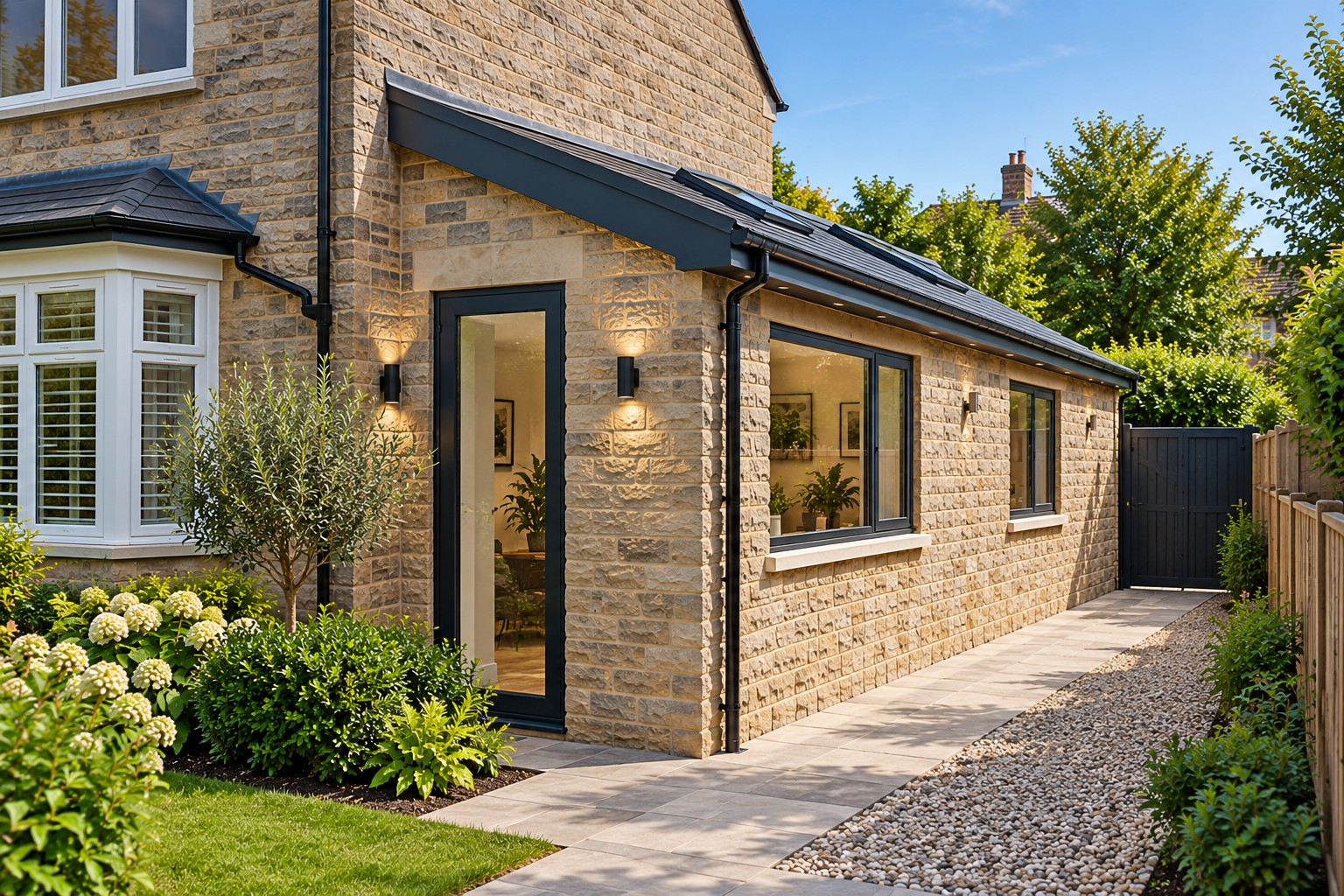 Single storey side extension drawing package
