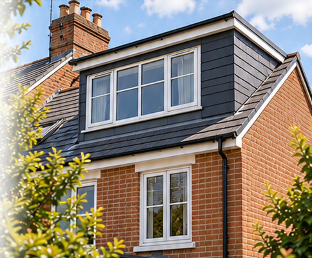 Hip to gable with rear dormer